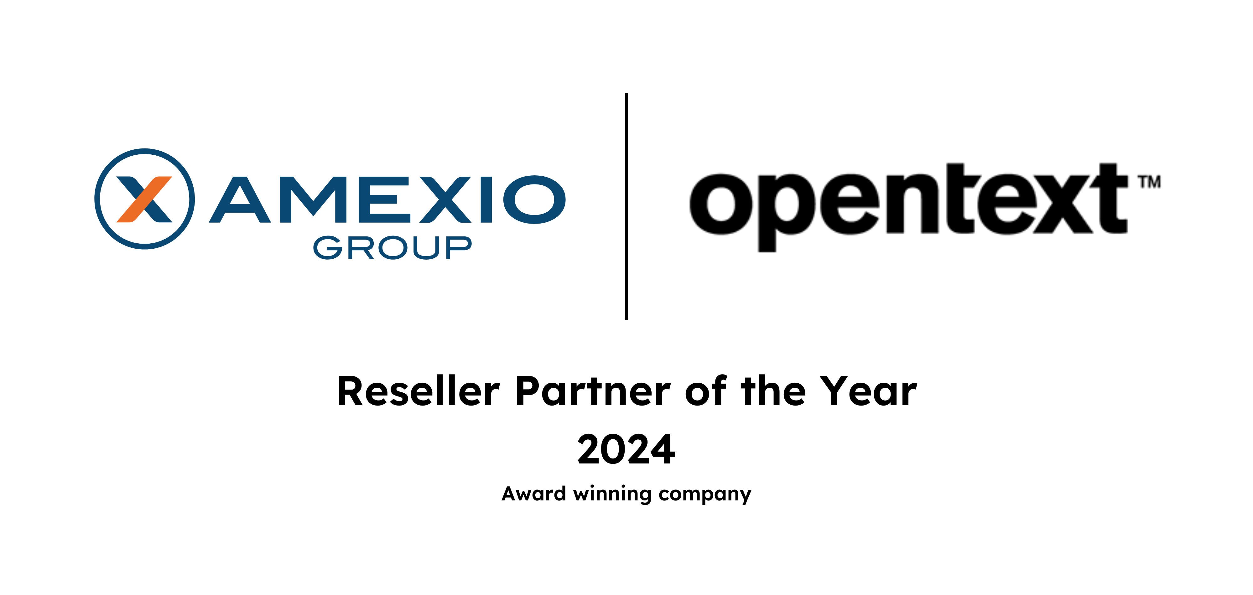 AmeXio Group wins OpenText partner of the year award.