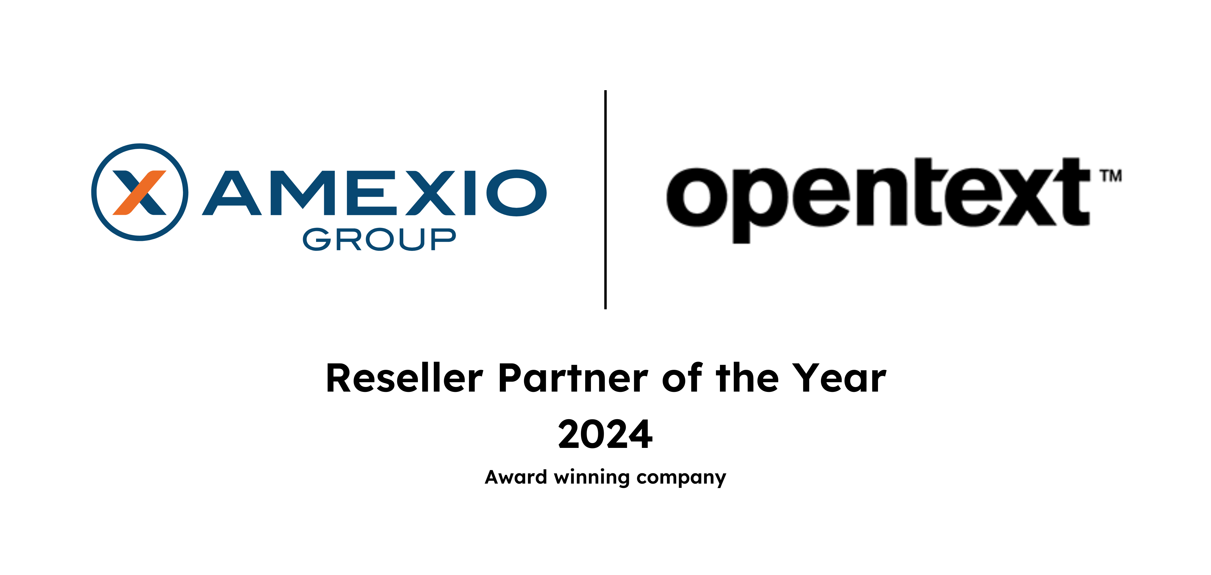 AmeXio Group wins OpenText Reseller partner of the year award.